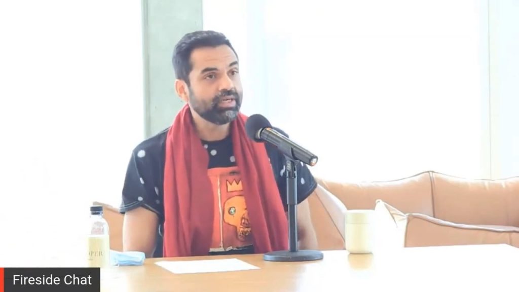 abhay deol interacting with the TiE menbers